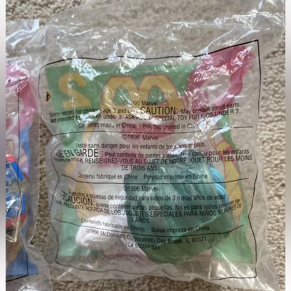 McDonald’s Marvel Superheroes Spiderman & Storm Happy Meal Toy 1996 - Picture 6 of 6